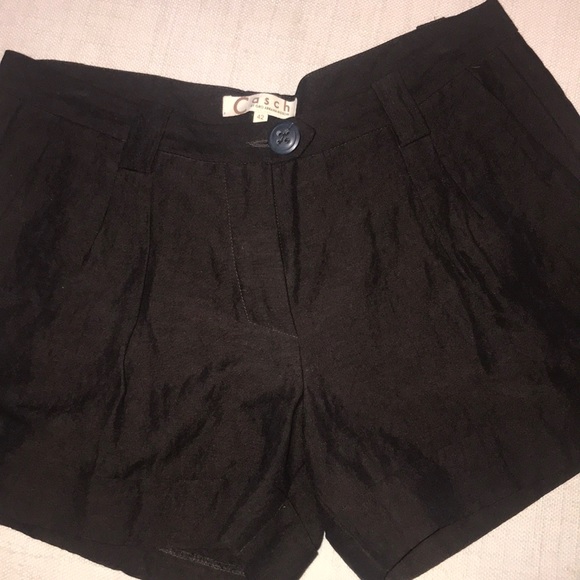 NWOT Casch by Gro Linen mix Brown shorts - Picture 2 of 9